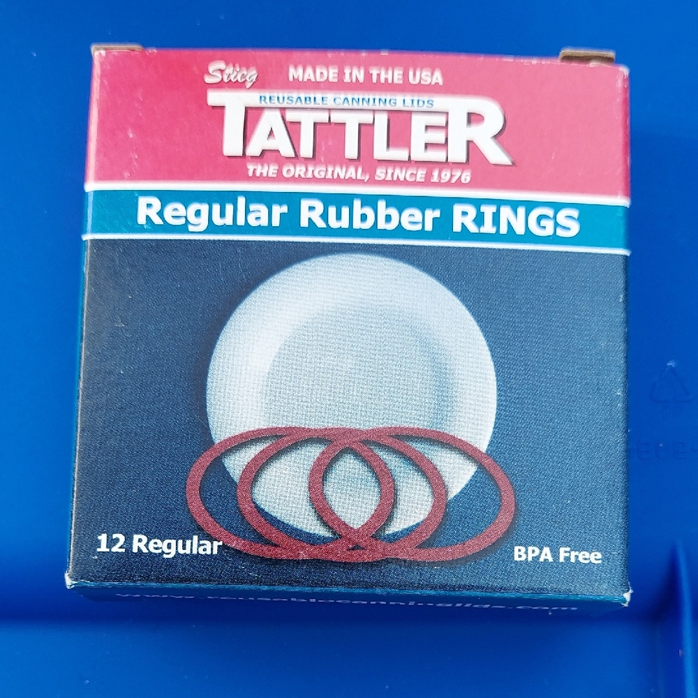 Tattler Reusable Canning Regular Rubber Rings Box Of 12
